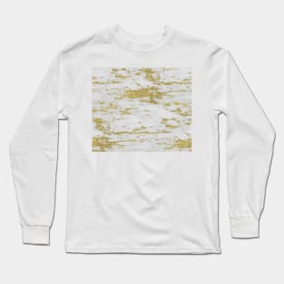 Faraldi gold marble Long Sleeve T-Shirt